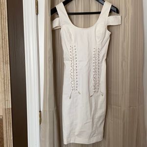 Bebe white dress